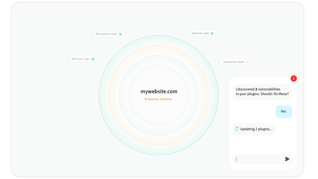 WPFort.ai Dashboard Demo